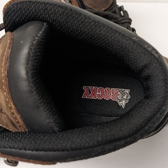 Rocky Worksmart Composite Toe Work Boots, Brown, Women's 7.5 M - Picture 5 of 8